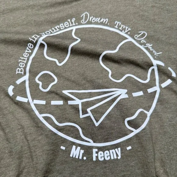 Bella Canvas Mr. Feeny Unisex Size Small Tee Shirt Graphic Gray Preowned - Picture 2 of 11